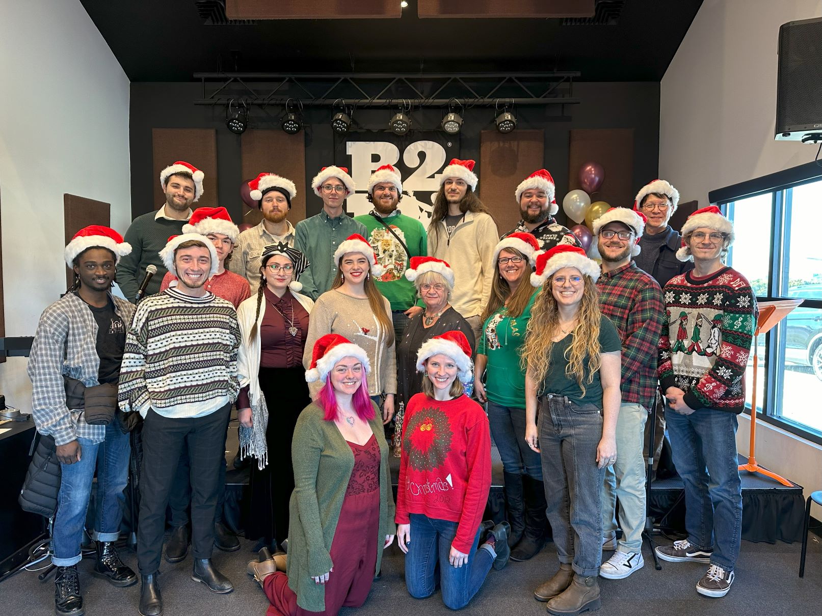 Fishers team holiday photo.